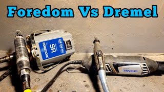 Foredom SR Series Rotary carver VS dremel 4000 Rotary tool [upl. by Garretson]