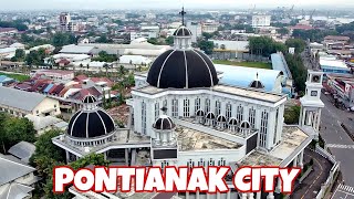 🔴 WELCOME TO PONTIANAK CITY ❗ DRONE SJRC F22 4K PRO [upl. by Oiratno]