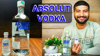 ABSOLUT VODKA 💙  Best Vodka for Parties  The Whiskeypedia [upl. by Ramma]