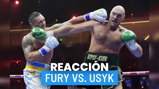 Fury vs Usyk REACCIÓN [upl. by Direj]