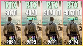 RTX 3070 vs RTX 4070 SUPER vs RTX 3070 TI vs RTX 4070 TI SUPER  Tested in 25 Games [upl. by Breh]