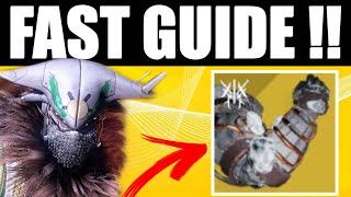 HOW TO GET ICEFALL MANTLE DESTINY 2  BEYOND LIGHT FAST EASY GUIDE [upl. by Marchal]