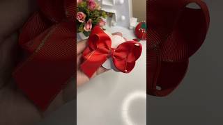 Laço boutique com ponta perfeito e fácil 🎀😍 iniciante diy laco natal passoapasso lacos diy [upl. by Ming]