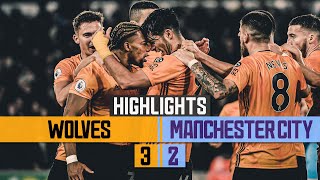 TRAORE JIMENEZ AND DOHERTY SEAL INCREDIBLE COMEBACK WIN  Wolves 32 Man City  Highlights [upl. by Ellersick234]