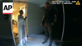 Bodycam video Illinois deputy fatally shoots Sonya Massey a Black woman who called 911 [upl. by Ylim]