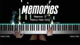 Maroon 5  Memories PIANO COVER by Pianella Piano [upl. by Yboc902]