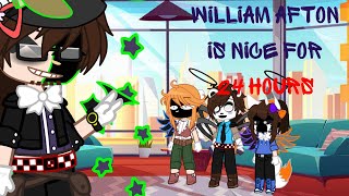 William Afton is Nice for 24 Hours Halloween Special [upl. by Einalam]