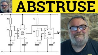 🔵 Abstruse Meaning  Abstrusive Defined  Abstruse Examples  Abstrusely Explained  Formal English [upl. by Apfelstadt71]