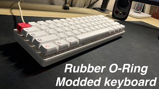 This Mod Made My Keyboard Feel Slightly More Expensive  Gummy ORing Mod [upl. by Ecnaled]