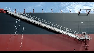 Pilot ladder Rigging Procedure  Pilot Boarding requirements  Combination ladder [upl. by Lantha]