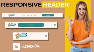 How To Make Responsive Header In Elementor  Wordpress Header Tutorial [upl. by Maxwell734]