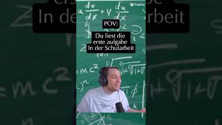 Pov du liest die erste Aufgabe in der Schularbeit [upl. by Alihet121]