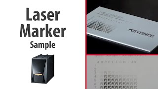 Laser Sample Marking Function  KEYENCE MD Series [upl. by Neelat]