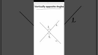 Vertically Opposite Angles  LINES AND ANGLES  CLASS 9 exam basicmath education mathematics [upl. by Sialac171]