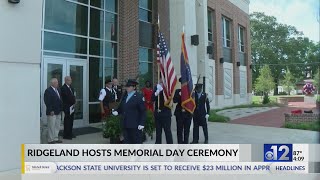 Ridgeland hosts 2024 Memorial Day ceremony [upl. by Niwled393]