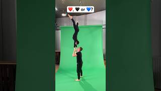 LET US KNOW 👇🏽🫶🏽 acrobats shorts handstandworkout [upl. by Haerr]