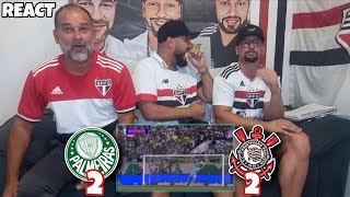 REACT PALMEIRAS 2X2 CORINTHIANS  QUE DERBY FOI ESSE [upl. by Missie215]