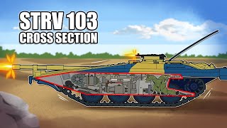 Life Inside The Flattest Tank  STRV 103 Cross Section [upl. by Fischer896]