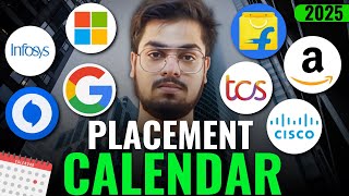 Placement Calendar 2025  When Do Companies Hire for OFF CAMPUS Placements [upl. by Trueblood877]