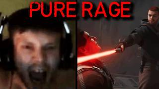 Streamer GOES CRAZY on STARWARS Final Boss [upl. by Aleb]