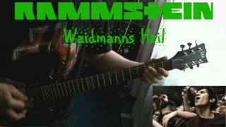 RAMMSTEIN WAIDMANNS HEIL LIVE COVER Richards PARTTAB [upl. by Gambrell]