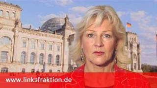 DIE LINKE Dagmar Enkelmann 100 Tage SchwarzGelb  außer Spesen nichts gewesen [upl. by Winola]