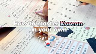 🇰🇷How to learn Korean on your owntips and resources you need [upl. by Creamer]