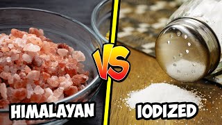 Iodized Salt vs Himalayan Pink Salt [upl. by Jaf]