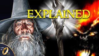 Gandalf vs the Balrog explained  LOTR Lore [upl. by Ettore935]