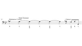 Prelude in G Minor Figured Bass Reduction amp Schematic Analysis [upl. by Nerraw]