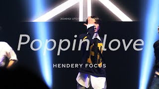 240421 UTO FEST in Fukuoka Poppin Love HENDERY 헨드리 黃冠亨 WayV 4K fancam [upl. by Paula]