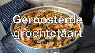 Geroosterde groentetaart recept [upl. by Galang776]