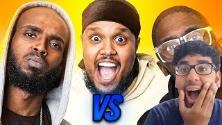 REACTING TO EPIC 1V1 RAP BATTLE  DARKEST MAN V SPECS comedy [upl. by Imar204]