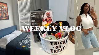 ⛤ Weekly Vlog Hello October  Home decor  new iPhone  New Furniture  Im So Blessed [upl. by Yliab]