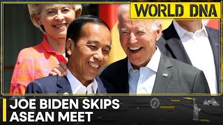 US President Joe Biden skips ASEAN meet  World DNA  WION [upl. by Seuqcaj]