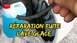 Fuite lave glace clio 3 résolu remplacement durite problème Renault connu réparation rapide facile [upl. by Perri968]