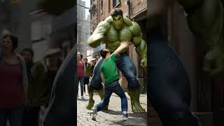 Hulk Vs Boy fighting 😂mina cartonbangla motheremotion animationbangla hulk [upl. by Errick]