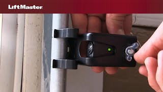 How to Align the Safety Reversing Sensors on Your LiftMaster Garage Door Opener [upl. by Ahseia]