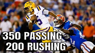 LSU QB Jayden Daniels HISTORIC Highlights vs Florida  2023 College Football [upl. by Chil984]