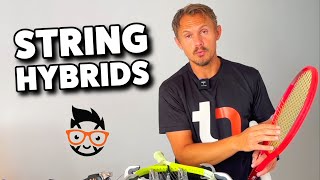 Why are so many pros using string hybrids [upl. by Odlanra394]