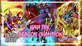 GAIA THE DRAGON CHAMPION COMBO RANKED GAMEPLAY YuGiOh Master Duel masterduel gaia [upl. by Wehner]