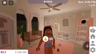 Blush baby room bloxburg [upl. by Bing]