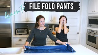 How To File Fold Pants [upl. by Zimmer926]