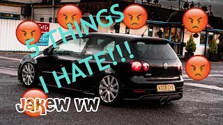 TOP 5 Things I HATE about my Mk5 R32 Golf  Volkswagen [upl. by Haye363]