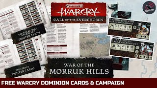 WARCRY DOMINION FIGHTER CARDS amp CAMPAIGN  FREE Kruleboyz amp Stormcast Cards Abilities amp Game Rules [upl. by Kciv60]