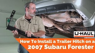 2007 Subaru Forester Trailer Hitch Installation [upl. by Accissej]