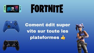 Comment edit super vite sur fortnite [upl. by Niveg957]