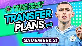 FPL GW21 NEW TRANSFER PLANS 👀  Haaland and Bowen doubts  Fantasy Premier League Tips 202324 [upl. by Nabois95]