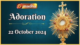 🔴 LIVE 22 October 2024 Adoration 1100 AM  Madha TV [upl. by Atnad]