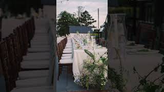 An Al fresco wedding reception for your inspo page weddingphotography fineartweddingphotographer [upl. by Nnylrefinnej]